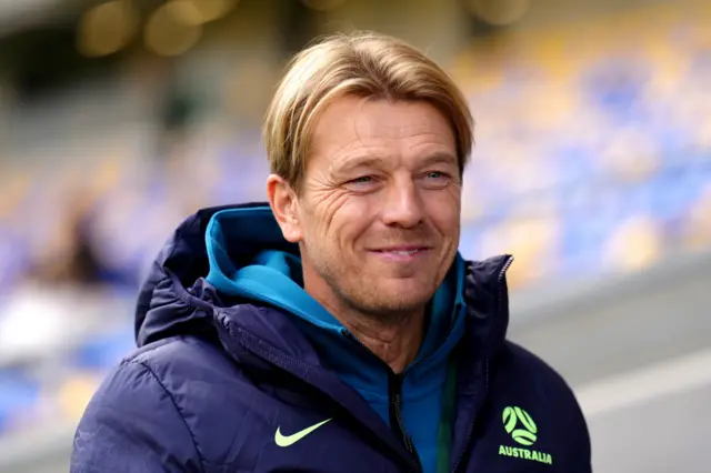 Australia Head Coach Tony Gustavsson.