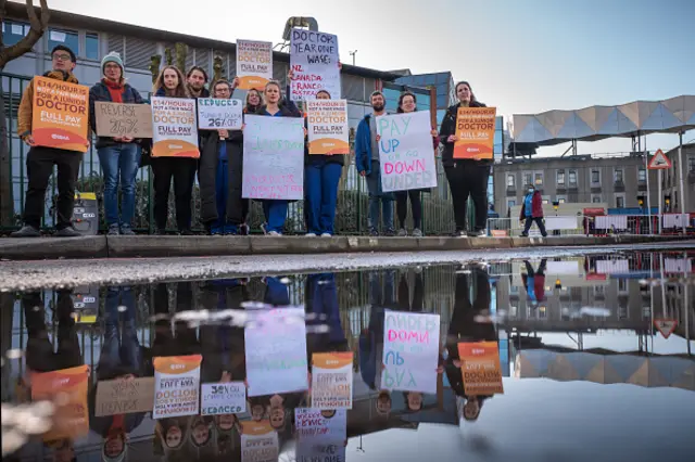 Junior doctors in Manchester are also holding a 96-hour walkout