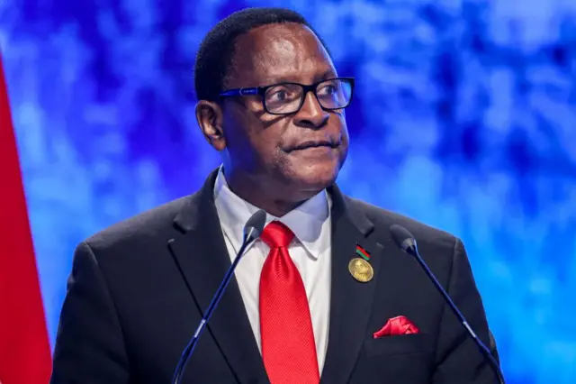 Malawi's President Lazarus Chakwera