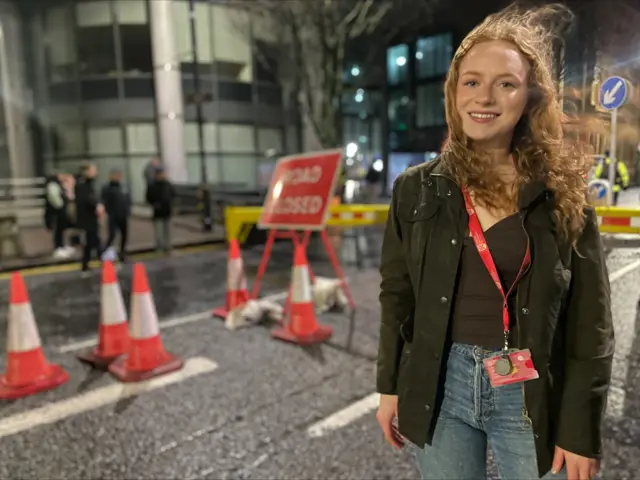 Isabella from Toronto, pictured on the streets of Belfast