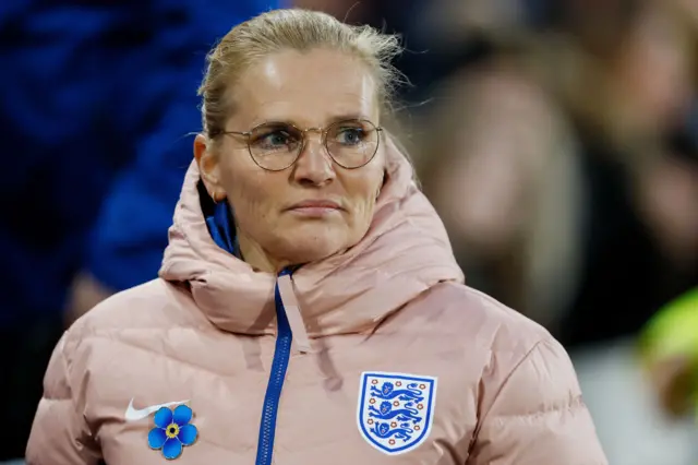 Sarina Wiegman England coach.