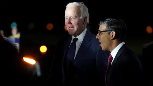 PM Rishi Sunak and President Biden