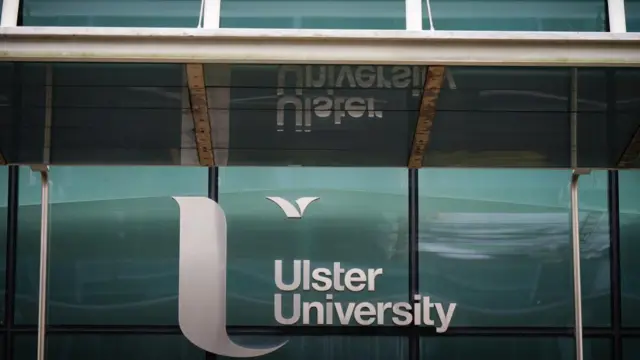 A view of Ulster University's Birley Building in Belfast city centre ahead of the arrival of US President Joe Biden for his visit to Ireland