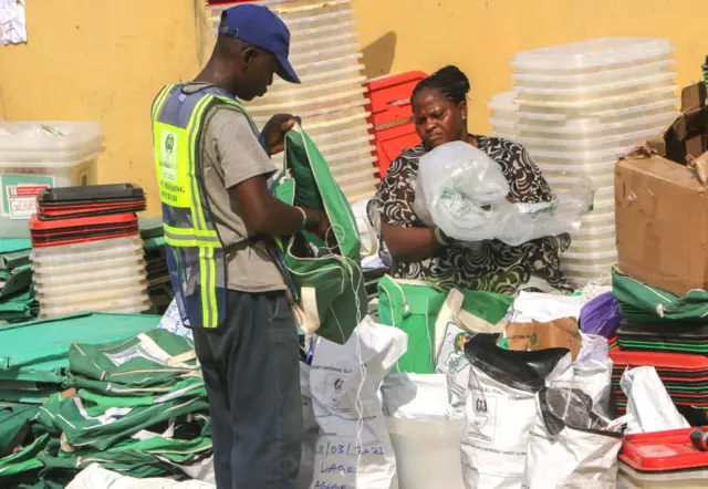 Vote counting in Nigeria