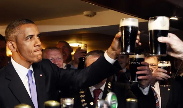 Obama in Ireland in 2011