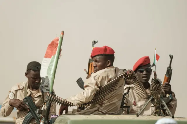 Members of Sudanese paramilitary Rapid Support Forces (RSF)