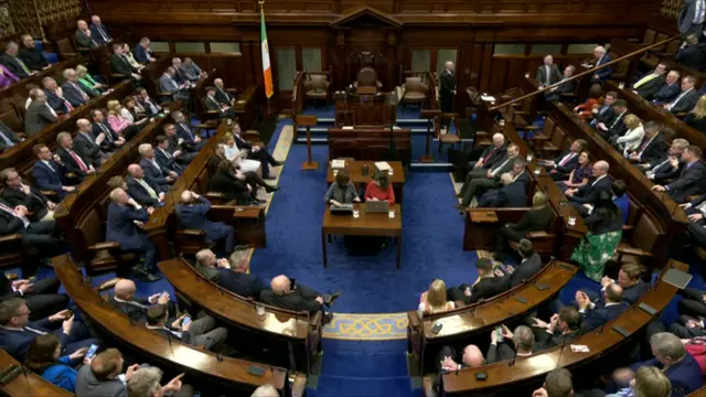 The Irish Dáil chamber