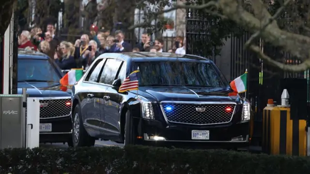 Biden arrives