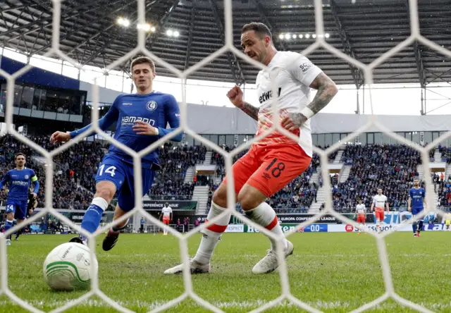 Danny Ings scores for West Ham against Gent in the Europa Conference League