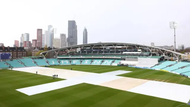 The Oval rain