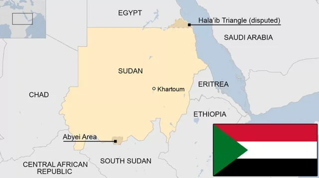 Sudan map