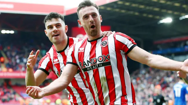 Jack Robinson celebrates scoring