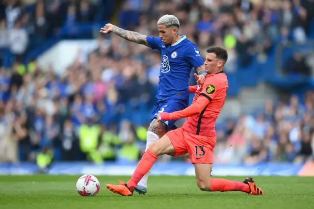 Pascal Gross and Enzo Fernandez