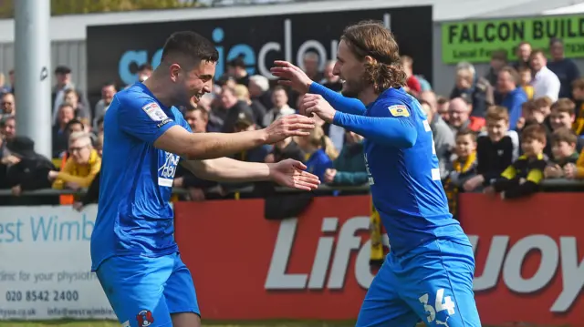 Leyton Orient celebrate