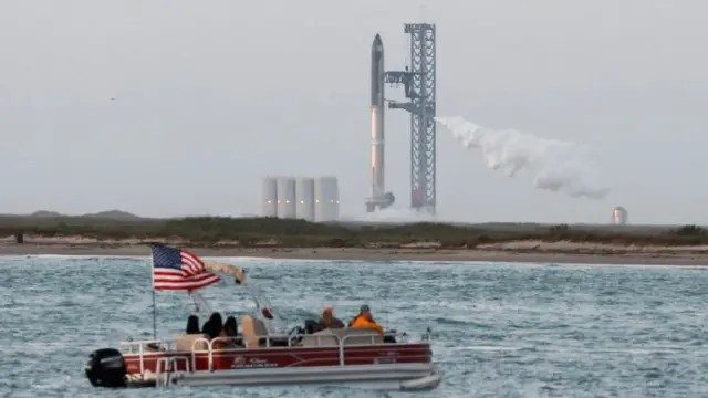 Starship on the launchpad