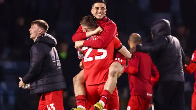 Leyton Orient celebrate promotion