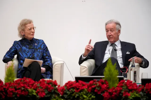 Dr Mary Robinson and Congressman Richard Neal