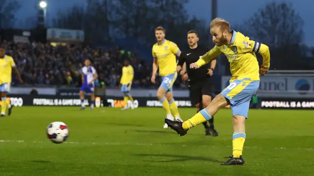 Barry Bannan scores for Sheffield Wednesday at Bristol Rovers