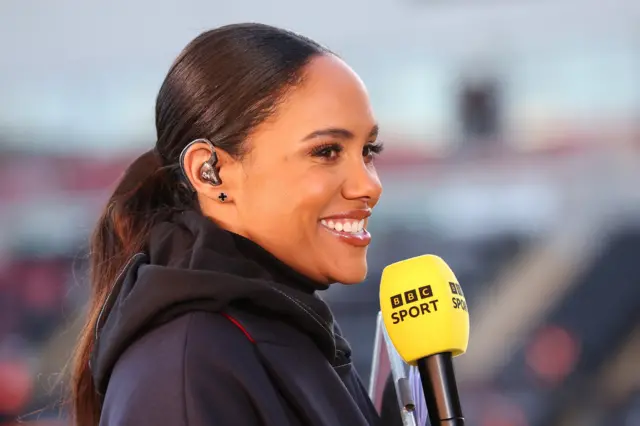 BBC presenter Alex Scott.