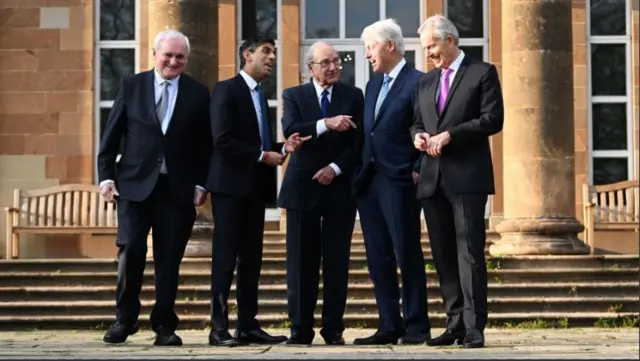 Leaders at Hillsborough Castle