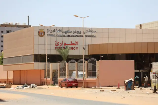 A hospital in Khartoum, Sudan - 19 April 2023