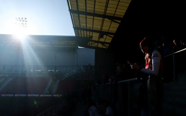 The sun shines down on Leigh Sports Village.