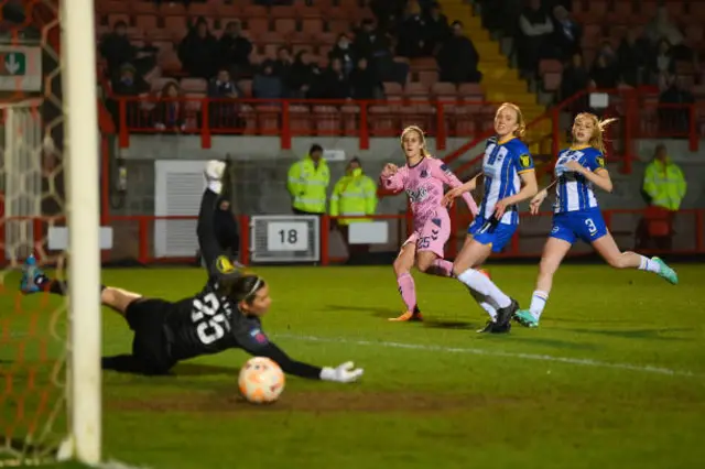 Katja Snoeijs scores Everton's second