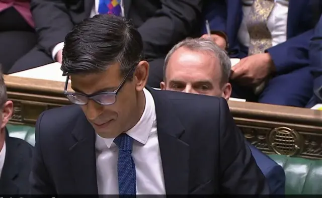 Rishi Sunak speaks in Commons on 19 April 2023