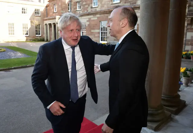 Boris Johnson and Chris Heaton-Harris