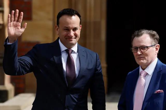 Leo Varadkar and Prof Ian Greer