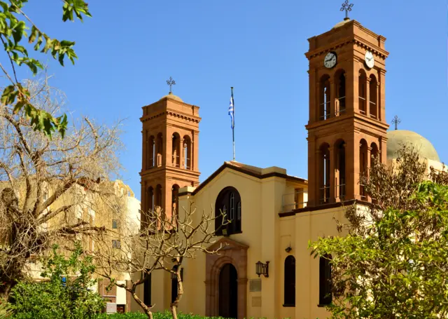 Greek Orthodox Church of the Annunciation, Khartoum, Sudan - stock photo