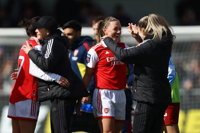 Arsenal celebrate