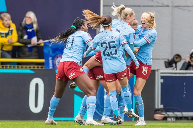 Manchester City celebrate