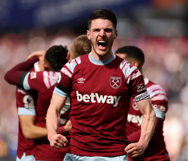 West Ham's Declan Rice