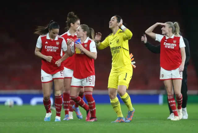 Arsenal celebrate