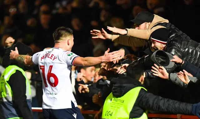 Bolton celebrate