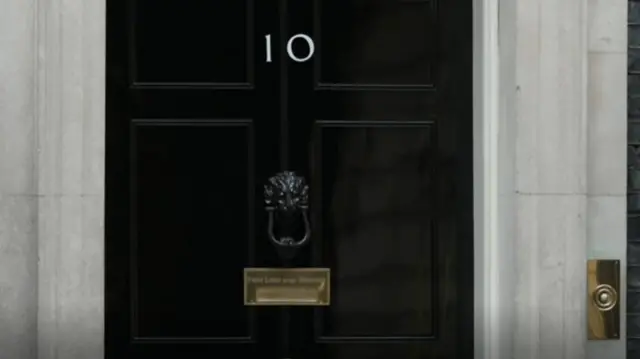 Still of 10 Downing Street front door