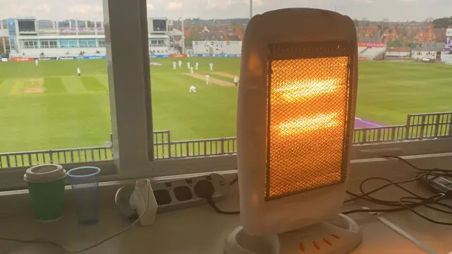 Commentary box at Wantage Road