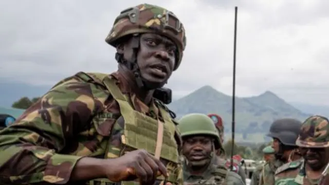 Col Denis Obiero in Kibumba, DR Congo - December 2022