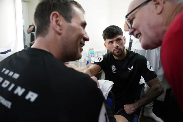 Joe Cordina gets his hands wrapped