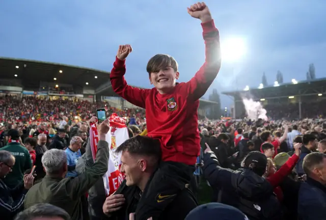 Wrexham celebrate