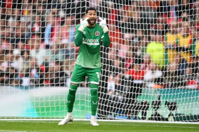 Wes Foderingham of Sheffield United