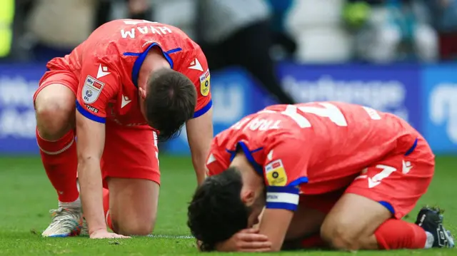 Blackburn's Dominic Hyam looks at the ground following his late own goal at Preston