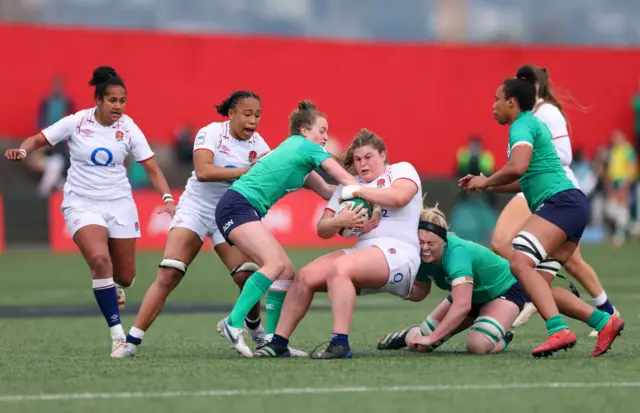 Ireland tackle Maud Muir