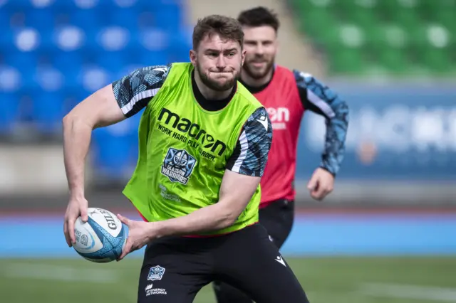 Ollie Smith trains for Glasgow