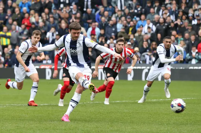 John Swift puts West Brom ahead with a penalty