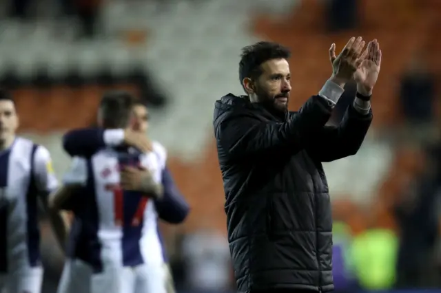 Carlos Corberan paid his usual tribute to Albion's away fans after the win at Blackpool