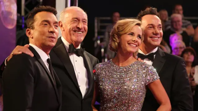 Len Goodman and his fellow Strictly judges