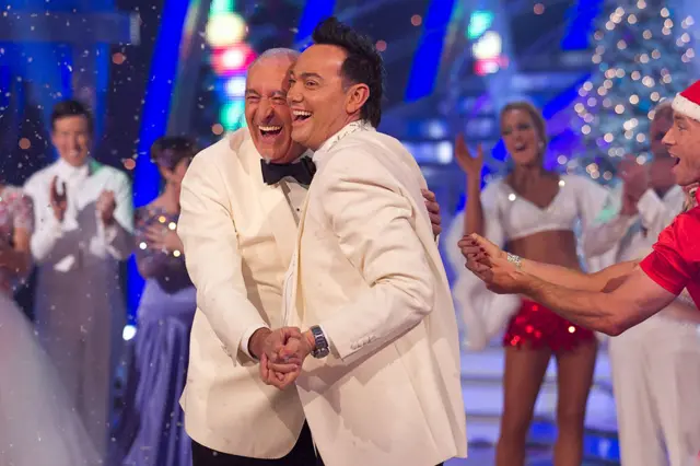 Len Goodman and Craig Revel Horwood in the 2010 Strictly Christmas Special