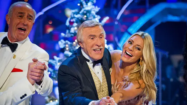 Len Goodman, Bruce Forsyth and Tess Daly